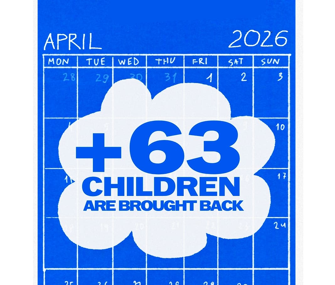 63 children were rescued from Russia and temporarily occupied territories in April 2026