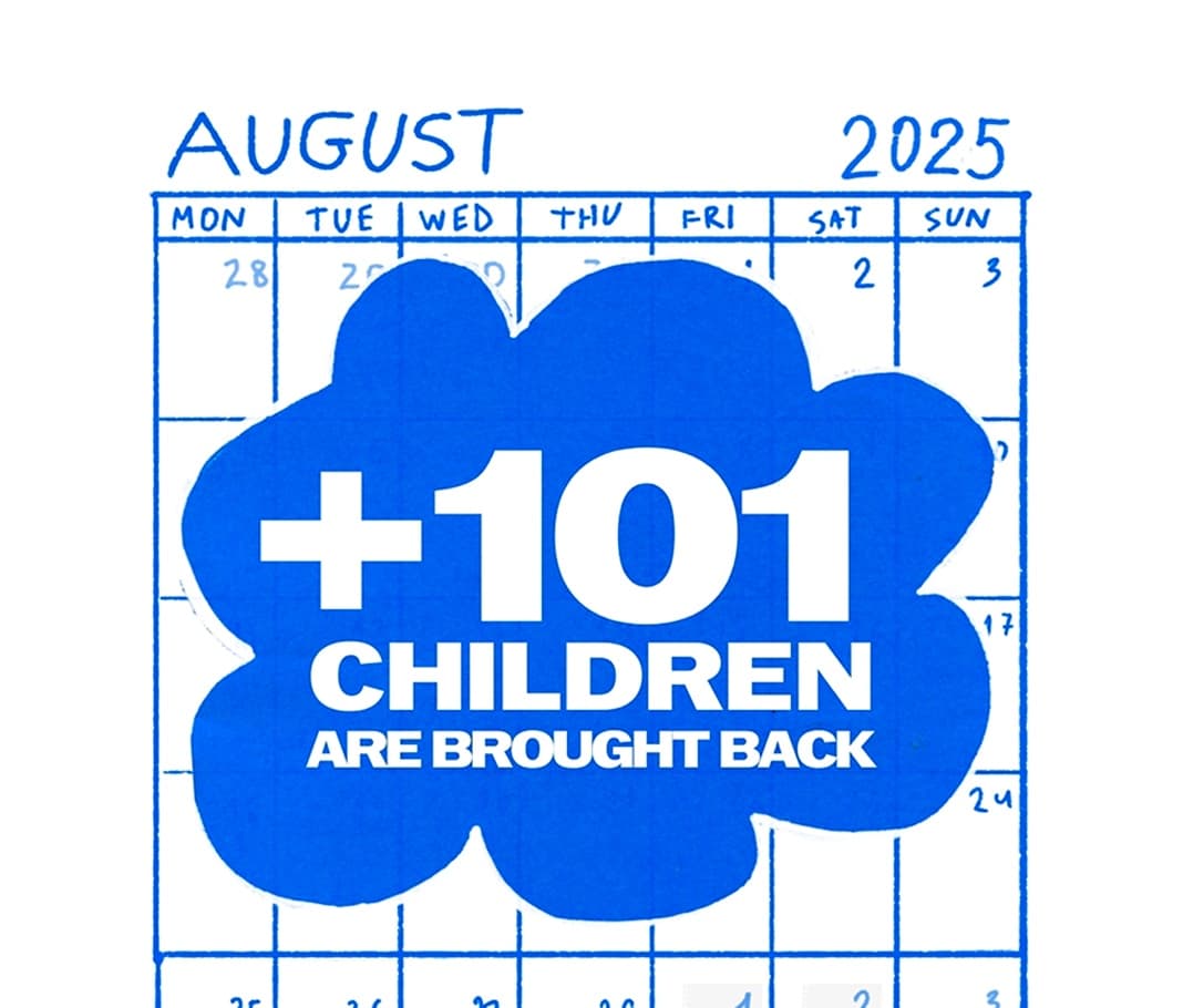 101 ukrainische Kinder wurden im August 2025 aus Russland und den vorübergehend besetzten Gebieten gerettet