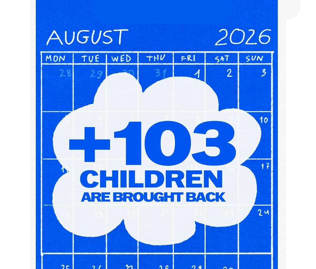 103 niños fueron rescatados de Rusia y de los territorios temporalmente ocupados en agosto de 2026.