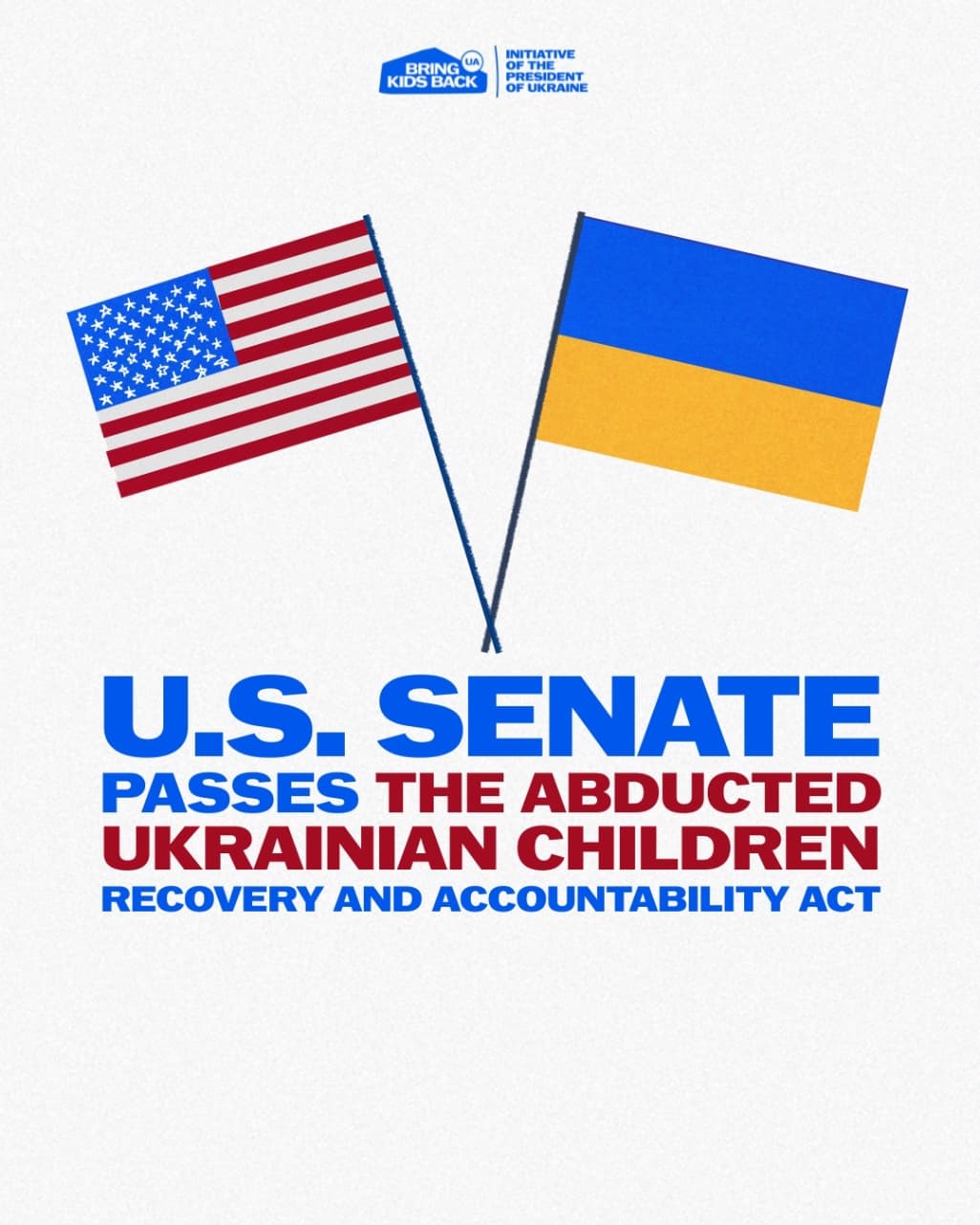 The United States Senate has passed The Abducted Ukrainian Children Recovery and Accountability Act