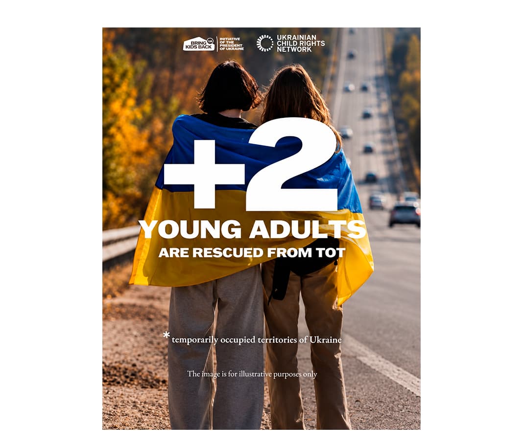 Two young adults were successfully brought back from the temporarily occupied territory