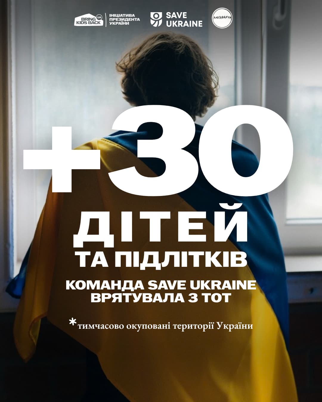 30 дітей та підлітків було врятувано з окупації минулого тижня
