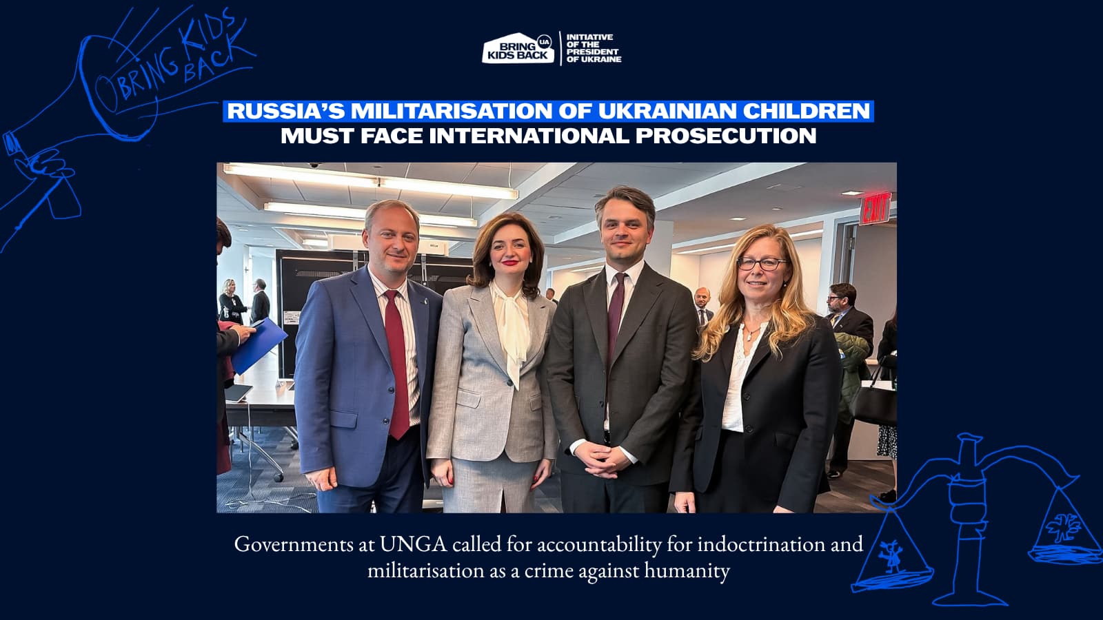 USA wählen Organisation zur Umsetzung von 12 Millionen US-Dollar für die Reintegration zurückgekehrter ukrainischer Kinder