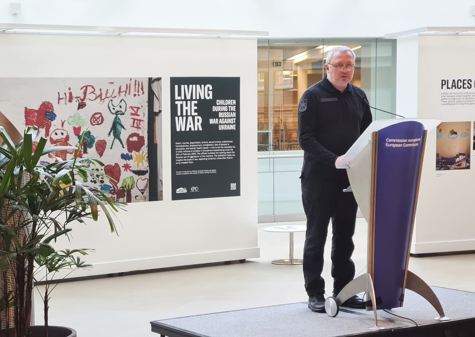 ""Bring Kids Back UA"" exhibition opens at the European Commission building in Brussels